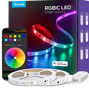 Govee RGBIC Wi-Fi+Bluetooth LED Strip Lights （16.4ft）