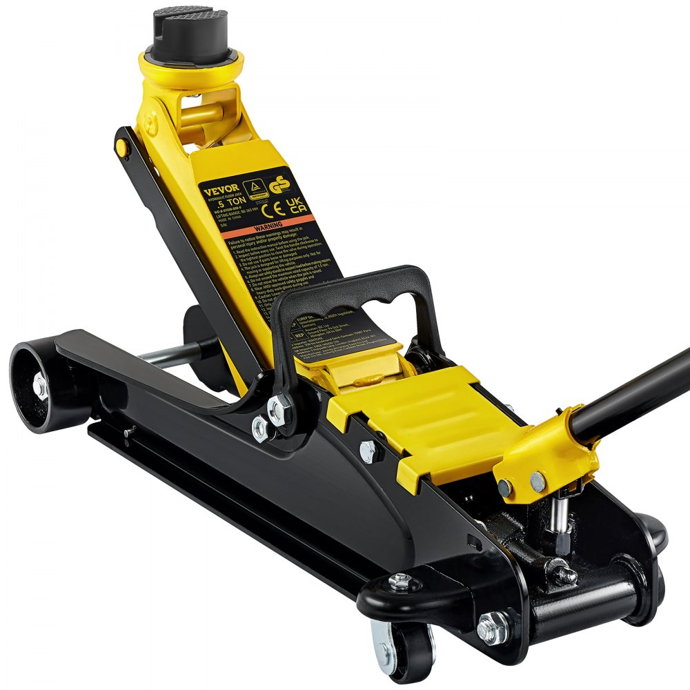 VEVOR Bag Air Jack 11000lbs Capacity Pneumatic Jack Quick Lift 5T, Heavy Duty, Car Repair Jacks and Floor Jacks, Folding Rod Fast Lifting, Triple Bag, with Two Wheels, Quick Car Lifting Jack